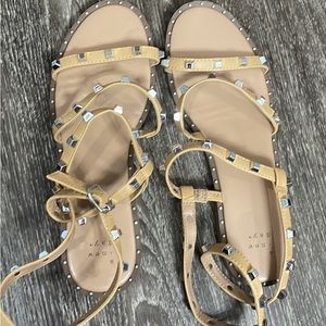 A New Day Women’s Studded Strappy Sandals Size 8